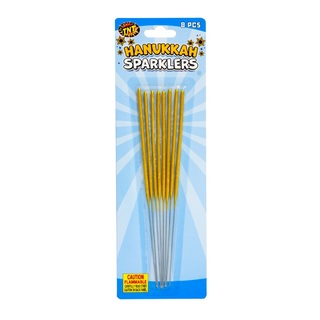 Firework Sparklers & Handheld Hanukkah Sparklers 8 Pack