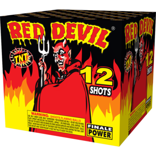 500 Gram Firework Finale Aerials Red Devil® 12 Shot