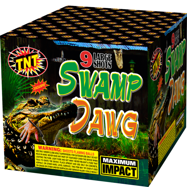 500 Gram Firework Finale Aerials Swamp Dawg