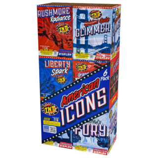 Firework Fountains American Icons 6 Pack