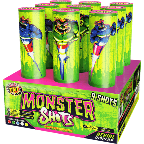 500 Gram Firework Finale Aerials Monster® Shots