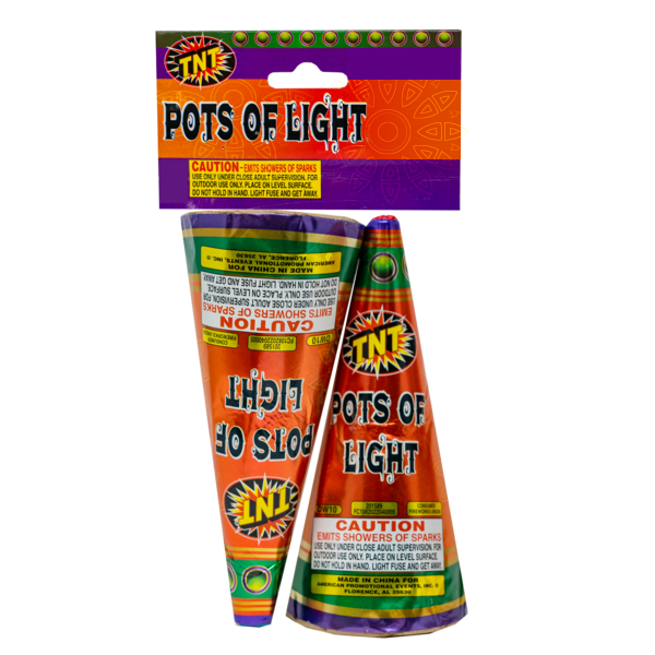 Firework Fountains Pots Of Light 2 Pack