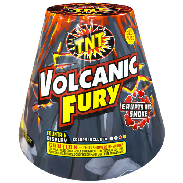 Firework Fountains Volcanic Fury