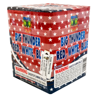 Firework Multi Aerials Red, White, Blue
