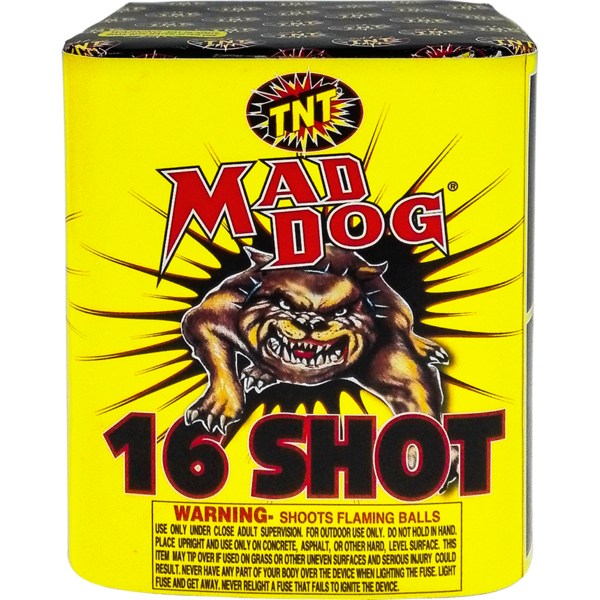Firework Multi Aerials Mad Dog® 16 Shot