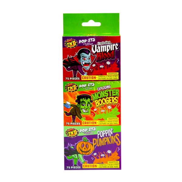 Firework Snappers Halloween 3 Pack Snaps