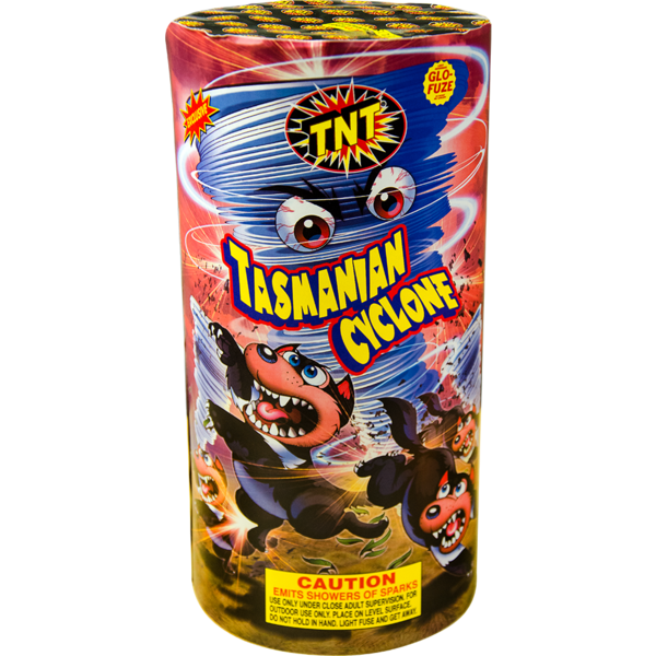 Firework Fountains Tasmanian Cyclone